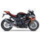 Spark Force EVO Carbon Muffler with Titanium Side-Exit Connection for Aprilia RSV4 | Tuono V4 2017-2026
