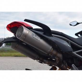 Spark Grid-O Titan-Doppelschalldämpfer mit ABE Ducati Hypermotard 950/SP 2019–2024