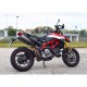 Spark Grid-O Titan-Doppelschalldämpfer mit ABE Ducati Hypermotard 950/SP 2019–2024