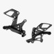 Bonamici Racing Fußrastenanlagen (+25 mm Höherlegung) Kawasaki Ninja 400 2018–2023