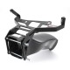 Araignée racing aluminium + entrée d'air fibre de verre noire DB Holders Daytona 675 2006-2012