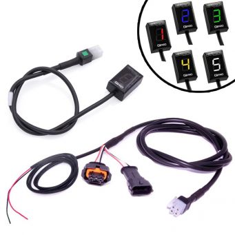 Indicateur de rapport engagé GIPRO X-type G2 avec fonction shift light HEALTECH APRILIA