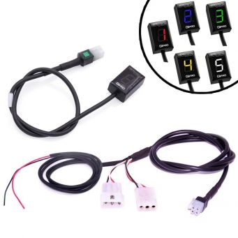 Healtech gear indicator GIpro X-type G2 with shift light function Aprilia