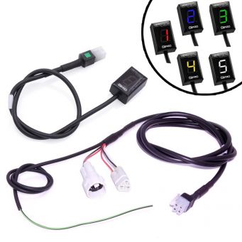 Healtech gear indicator GIpro X-type G2 with shift light function Kawasaki