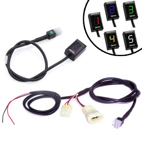 Healtech gear indicator GIpro X-type G2 with shift light function Suzuki