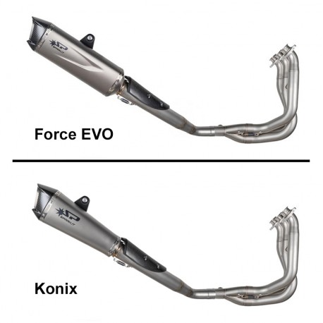 Spark Exhaust racing 3/4 Kit + FORCE EVO Endschalldämpfer Street Triple 765 R/S/RS/Moto2 edition 2017-