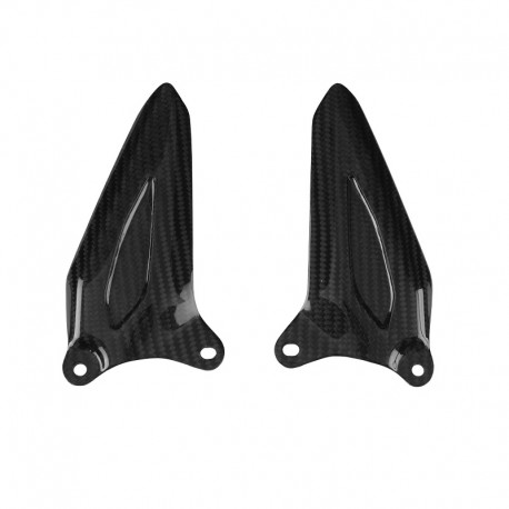 Protections de talon carbone brillant LIGHTECH 1200 Speed Triple RR/RS/RX 2021-2025
