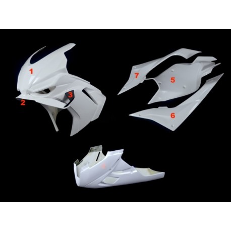 SRT Fairings Komplette GFK-Rennverkleidung für Aprilia RSV4 1100 / Factory 2025-