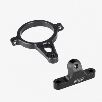 Support amortisseur de direction diamètre 51 ou 53 mm fixation M6 Bonamici Racing